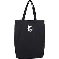 Сумка-шоппер deVENTE "Kitty in the hood" 7046601 чёрная,водооттал.ткань,34*43,5*8см