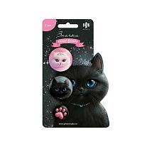 Набор значков ФЕНИКС "Кошечки-принцессы" 71104 (3шт.)