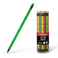 Карандаш ч/гр. пластик. с ласт. EK "Joy" HB 43582