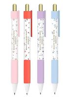 Ручка авт. шар. Be Smart "Букет" BSBP007-case-MIX/Posy синяя,0,7мм,асс.