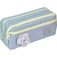 Пенал-косметичка deVENTE 210*90*90 "Happy every day" 7025684 (80предм.) прямоуг.,небесн.,полиэстер