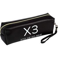 Пенал-косметичка deVENTE 215*80*50 " ХЗ" 7029563 (75предм.) чёрн.,мат.кож.зам.,софт-тач