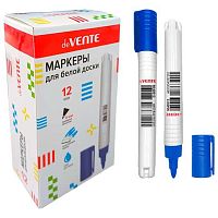 Маркер д/доски deVENTE 5040513 синий,3мм,кругл.корп.