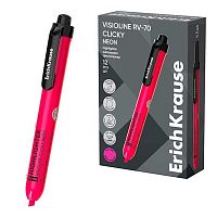 Маркер текст. авт. EK Visioline RV-70 Clicky Neon 65580 розовый