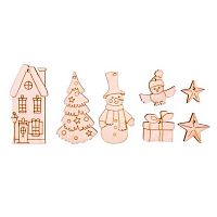 Заготовка-подвеска Mr. Carving "Зимний мини набор" ВД-1271 фанера 0,3см