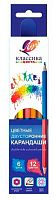 Карандаши двухстор.  6шт.-12цв. ЛУЧ "Классика" 33С 2189-08 шестигр.