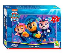 Пазлы  104 Степ Пазл "Щенячий патруль. Аква" 82253