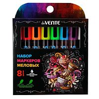 Набор маркеров меловых  8цв. deVENTE "Chalk Creative" 5044428 двухстор.,3-5мм,к/к