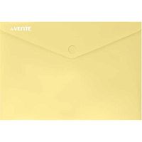 Папка-конверт на кнопке А5 deVENTE "Pastel" 3079330 непрозр.,жёлтая,180 мкм