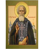 Мозаика алмазная Мир ярких красок "Сергей Радонежский" 20*30см,полн.выкл.,подрамн. 654-0270