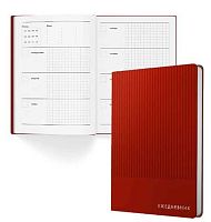 Ежедневник н/д А5 136л. ЭКСМО кож.зам. "Studio. Бордовый" ЕИКСФ52513604 интегр.обл.,фольга