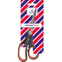 Ножницы 20,5см ATTOMEX 4091822 двухцв.прорезин.кольца, к/блистер