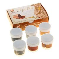 Краски акриловые  6цв. 20мл ЛУЧ металлик 22С 1413-08
