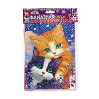 Мозаика алмазная МУЛЬТИ АРТ "Котики" AM17X23-113880 17*23см