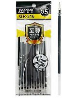 Стержень гелевый INTELLIGENT Aodemei DG-263 чёрный,игольч.,0,5мм,13см