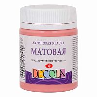 Краска акриловая  50мл ЗХК "Декола" пыльная роза матовая 14328371