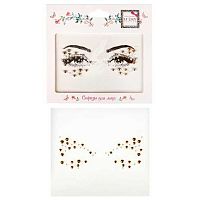 Стразы д/лица 1TOY Lukky Fashion "Золотое мерцание" Т24121