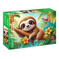 Пазлы  104 ХАТ А4 ECO "Милый ленивец" 35539