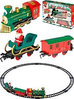 Игровой набор Миленд Звуковая железная дорога "Рождественское чудо" НУ-8032 пластик,d-90см
