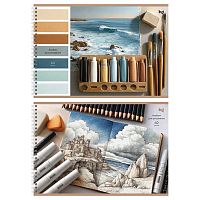 Альбом для рис.40л. BG спираль "Красочный" 62717 100г/м2