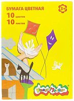 Бумага цв. А4 10л.10цв. Каляка-Маляка БЦКМ10 в папке