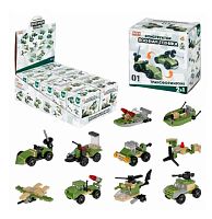 Конструктор 1TOY Блок формерс "Военная техника" Т23980 асс.