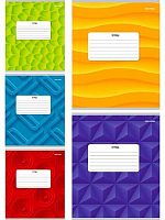 Тетрадь 18л. (клетка) Проф-Пресс "Цветные абстракции" 18-2301 цв.мел.обл.,асс.