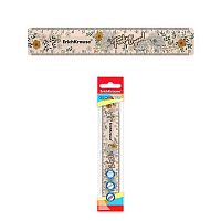 Линейка 15см EK "Natural Life" 55469 пластик.