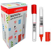 Маркер д/доски deVENTE 5040512 красный,3мм,кругл.корп.