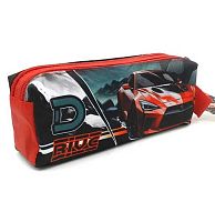 Пенал-косметичка ПЧЕЛКА 2отд. 200*90*55 К-12 "Ride And Road" двуст.печать,ткань,ручка