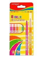 Фломастеры  8цв. KEYROAD "Neon" KR971875 карт.уп.