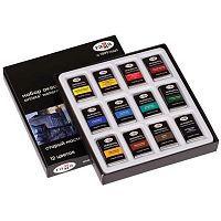 Краски аквар. худ. 12цв. 2,6мл ГАММА "Старый Мастер" 20052021 кюветы,картон