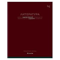 Тетрадь предм. 36л. BG "Color balance-Литература" 62304 эконом,со справ. мат. (линейка)