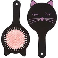 Расчёска deVENTE "Kawaii Mimi" 9029508 пластик,ручка с ушками,эласт.зубья