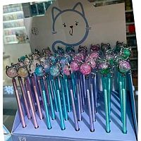 Ручка детск. шар. КОКОС Pinmu "Kitten" 252068 синяя,0,7мм,асс.