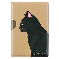 Обложка д/паспорта КОКОС "Котик" 253325 ПВХ,печать б/уголков