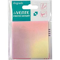 Самоклеящиеся этикетки-закладки deVENTE "Degrade" 73*73мм,50л. 2011408 пластик.,прозр.,искр.