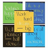 Тетрадь 36л. (клетка) ALINGAR "Well done" AL11481 мел.карт.,асс.