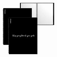 Папка с вкладышами/ 20 EK А4 "Classic Words" 59788 спираль,чёрный,асс.