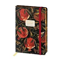 Еженедельник настол. н/д А5  72л. BV тв.обл. "Флора. Гранат" 3-821/04 на резинке,софт-тач,лин.