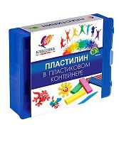 Пластилин 10цв.,200гр. ЛУЧ "Классика" 20С 1345-08 пласт.контейнер