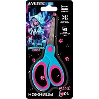 Ножницы детск. 13см deVENTE "Korokoro" 8010505 закругл.лезвия,прорезин.ручки,к/блист.