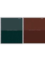 Тетрадь 96л. (клетка) Проф-Пресс спираль цв. "Минимализм в тёмных цветах-1" Т96-8344 мел.обл.mix