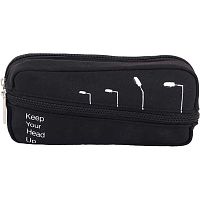 Пенал-косметичка deVENTE 225*100*80 "Keep Your Head Up" 7029644 (70предм.) прямоуг.,чёрн.,полиэс.