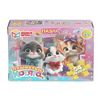 Пазлы   54 Умные игры "Пушистые котята" 4630395053747 (17,5*13см)