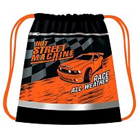 Сумка д/обуви ПЧЕЛКА MAX СДС-57 49*71см "Оранжевая машина" карман,светоотр.полоса