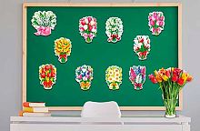 0.8-66-8801 Н-р на скотче "Весенние букеты" (10шт) (МО)