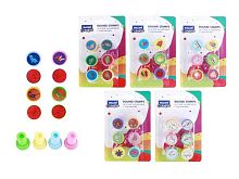 Набор штампиков с картинками MAZARI 2,2*3см (6шт) M-9946 блист.