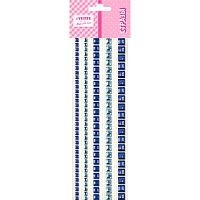 Стразы декор. самокл. deVENTE 8002573 топаз,акрил.,квадратные,153шт