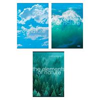 Тетрадь 48л. (линейка) А4 ХАТ "The elements of nature" глянц.лам.,асс.